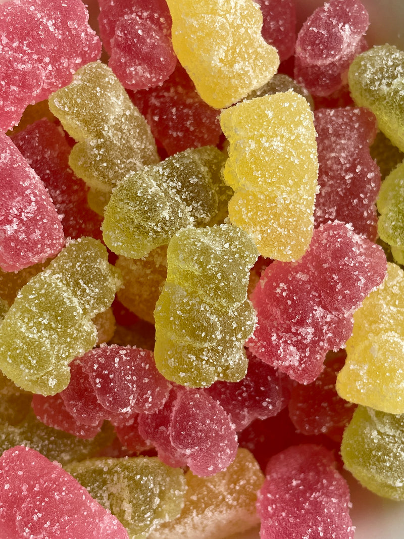 Sugar-free sour gummy bears