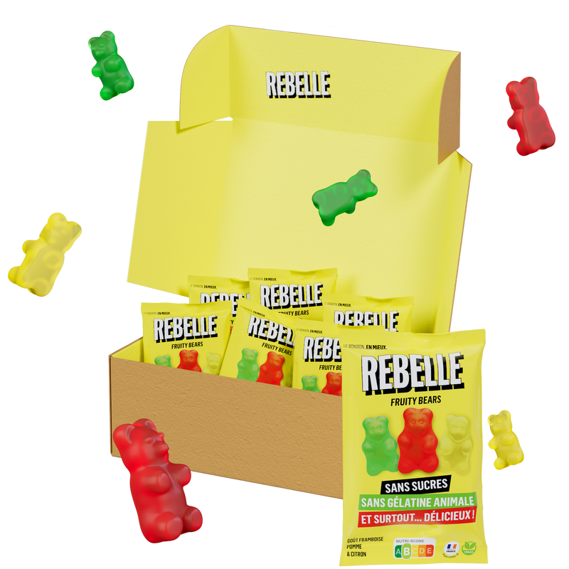 Sugar-free gummy bears
