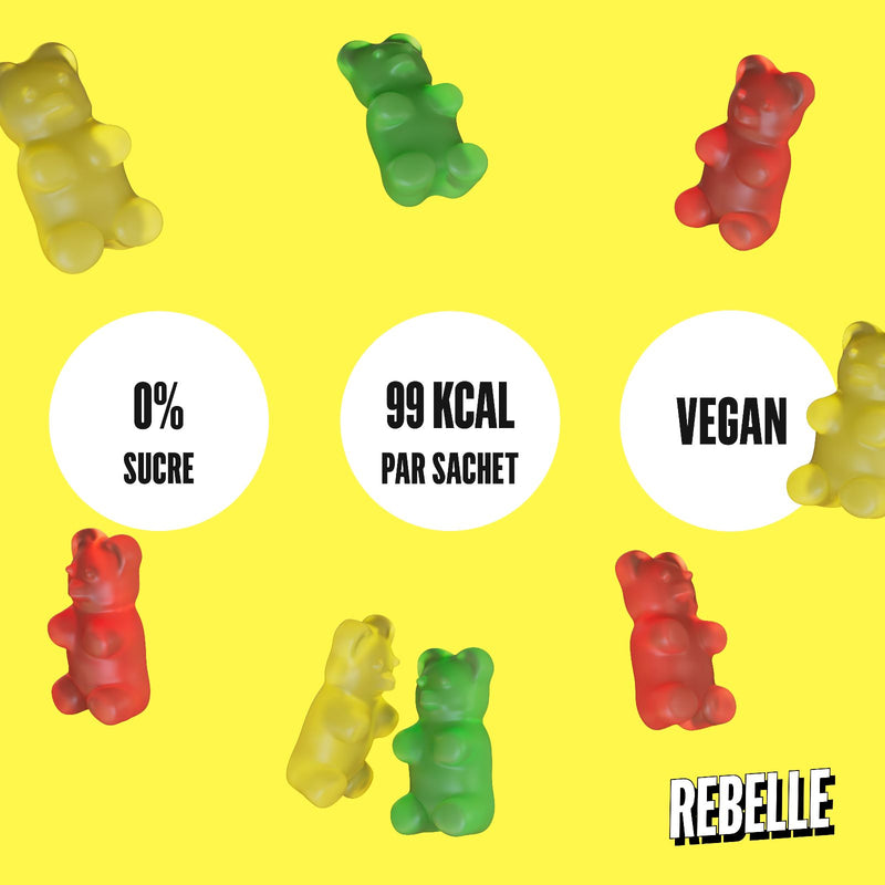 Sugar-free gummy bears