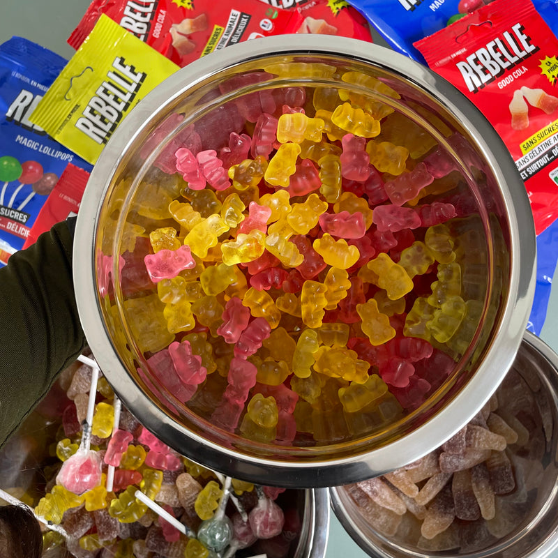 Sugar-free gummy bears