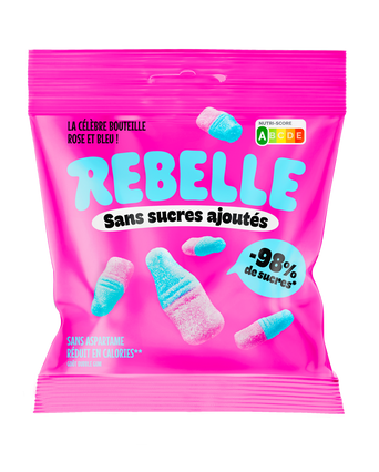 Pink and blue bottles