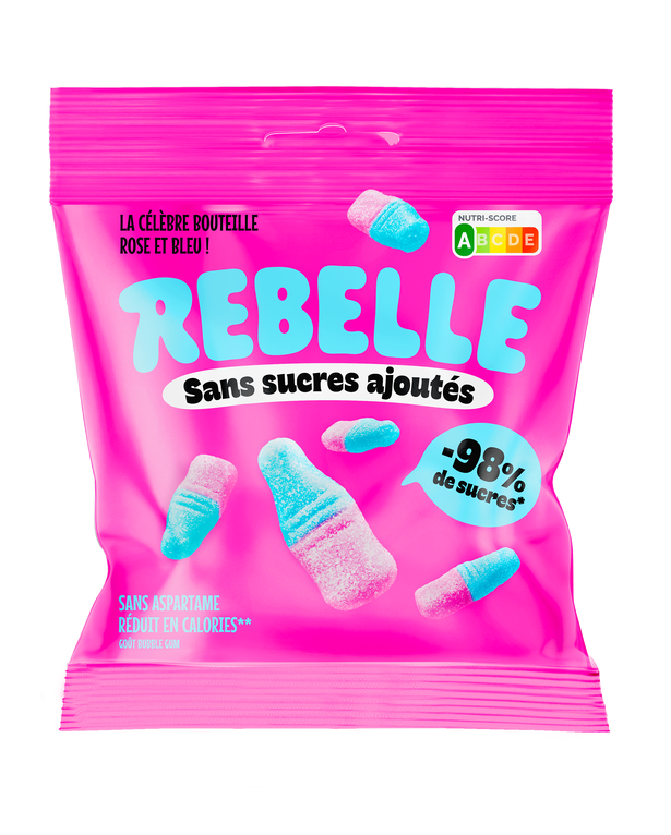 Pink and blue bottles