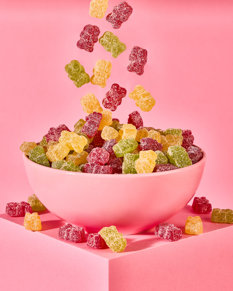 Sour gummy bears