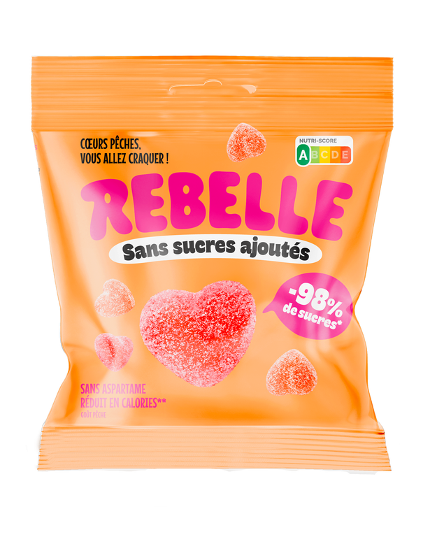 Peach hearts