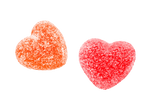 Peach hearts
